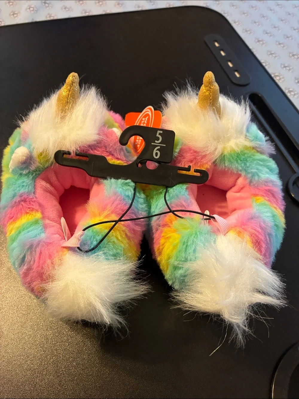 Wonder Nation Critter Unicorn Slippers, Size: 5-6, NWT